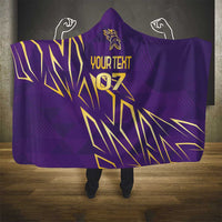 Trinbago Cricket Custom Hooded Blanket TKR Quadruple Champion - Wonder Print Shop