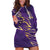 Trinbago Cricket Custom Hoodie Dress TKR Quadruple Champion - Wonder Print Shop