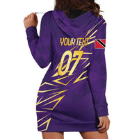 Trinbago Cricket Custom Hoodie Dress TKR Quadruple Champion - Wonder Print Shop