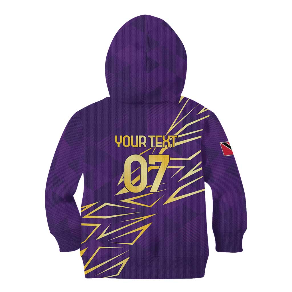 Trinbago Cricket Custom Kid Hoodie TKR Quadruple Champion - Wonder Print Shop