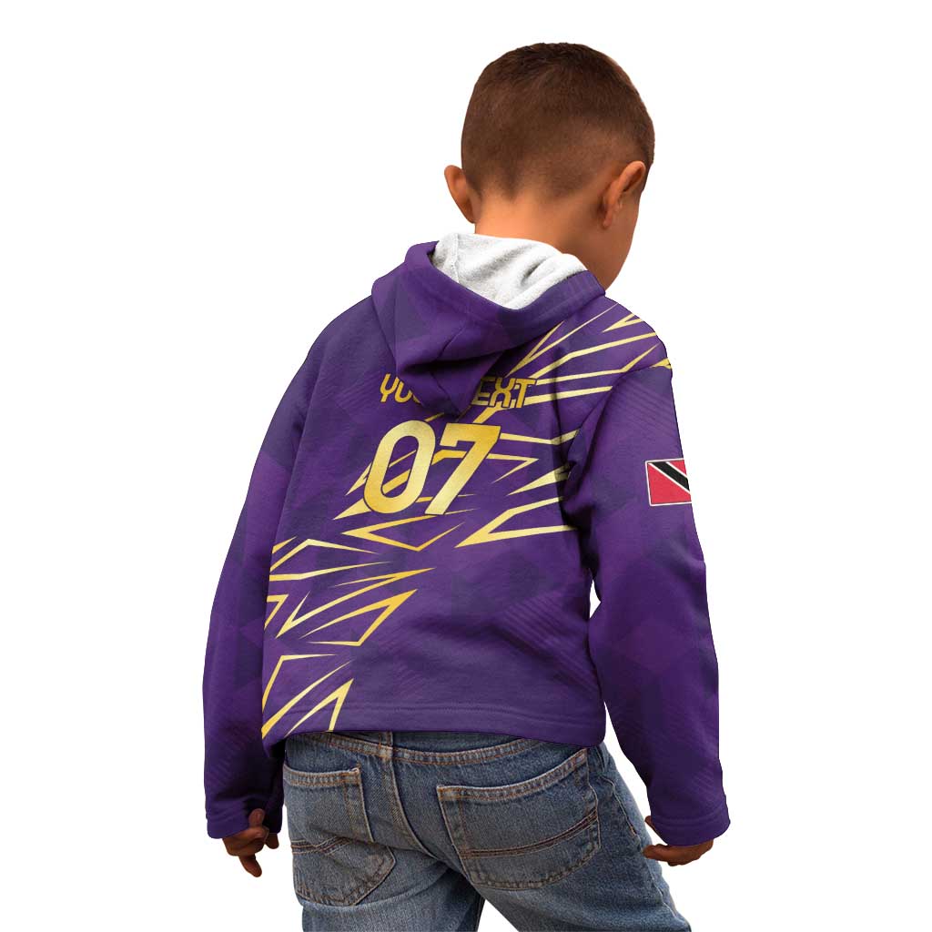Trinbago Cricket Custom Kid Hoodie TKR Quadruple Champion - Wonder Print Shop