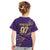 Trinbago Cricket Custom Kid T Shirt TKR Quadruple Champion - Wonder Print Shop