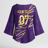 Trinbago Cricket Custom Kimono Sleeve Blouse TKR Quadruple Champion - Wonder Print Shop