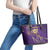 Trinbago Cricket Custom Leather Tote Bag TKR Quadruple Champion - Wonder Print Shop
