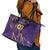 Trinbago Cricket Custom Leather Tote Bag TKR Quadruple Champion - Wonder Print Shop
