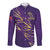 Trinbago Cricket Custom Long Sleeve Button Shirt TKR Quadruple Champion - Wonder Print Shop