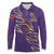 Trinbago Cricket Custom Long Sleeve Polo Shirt TKR Quadruple Champion - Wonder Print Shop