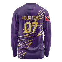 Trinbago Cricket Custom Long Sleeve Shirt TKR Quadruple Champion - Wonder Print Shop