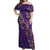 Trinbago Cricket Custom Off Shoulder Maxi Dress TKR Quadruple Champion - Wonder Print Shop