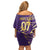 Trinbago Cricket Custom Off Shoulder Short Dress TKR Quadruple Champion - Wonder Print Shop