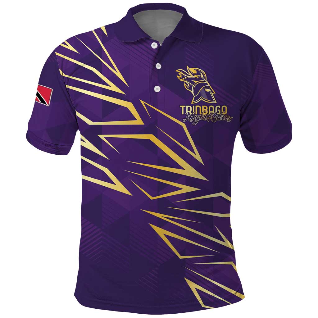 Trinbago Cricket Custom Polo Shirt TKR Quadruple Champion - Wonder Print Shop