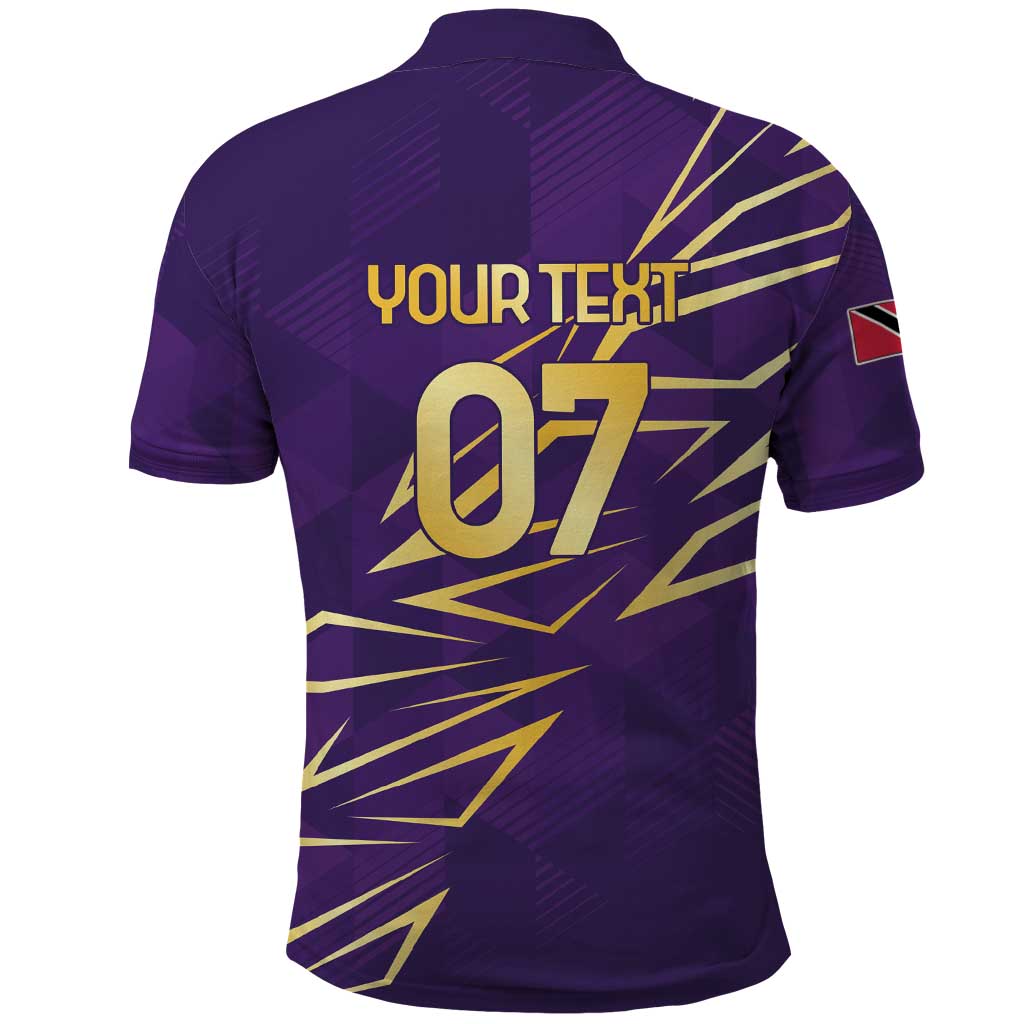 Trinbago Cricket Custom Polo Shirt TKR Quadruple Champion - Wonder Print Shop