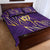 Trinbago Cricket Custom Quilt Bed Set TKR Quadruple Champion - Wonder Print Shop