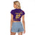 Trinbago Cricket Custom Raglan Cropped T Shirt TKR Quadruple Champion - Wonder Print Shop