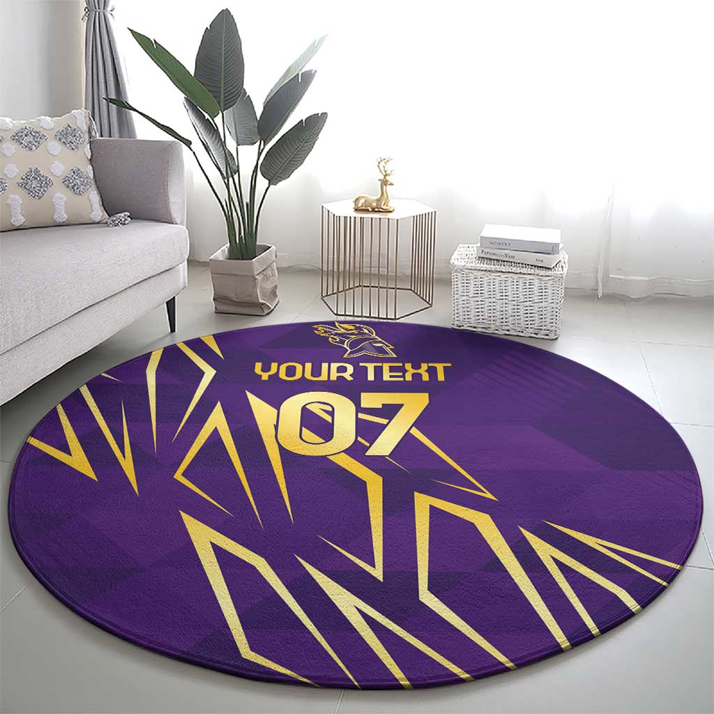 Trinbago Cricket Custom Round Carpet TKR Quadruple Champion - Wonder Print Shop