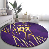 Trinbago Cricket Custom Round Carpet TKR Quadruple Champion - Wonder Print Shop