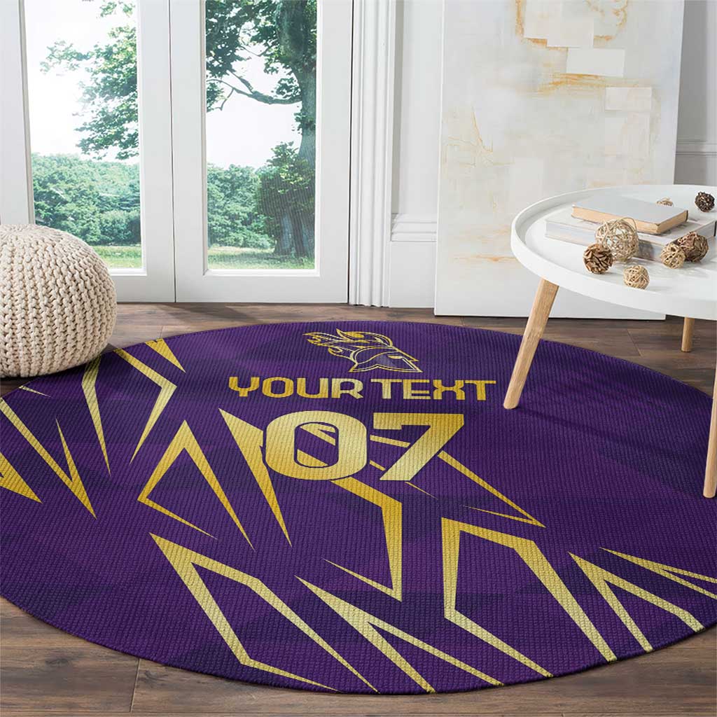 Trinbago Cricket Custom Round Carpet TKR Quadruple Champion - Wonder Print Shop