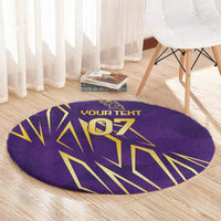 Trinbago Cricket Custom Round Carpet TKR Quadruple Champion - Wonder Print Shop