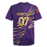 Trinbago Cricket Custom Rugby Jersey TKR Quadruple Champion - Wonder Print Shop