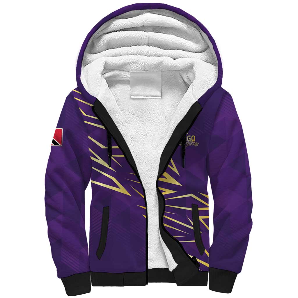 Trinbago Cricket Custom Sherpa Hoodie TKR Quadruple Champion - Wonder Print Shop
