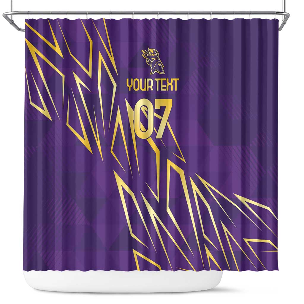 Trinbago Cricket Custom Shower Curtain TKR Quadruple Champion - Wonder Print Shop