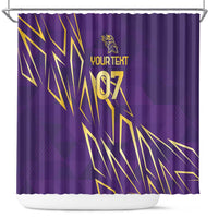 Trinbago Cricket Custom Shower Curtain TKR Quadruple Champion - Wonder Print Shop