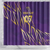 Trinbago Cricket Custom Shower Curtain TKR Quadruple Champion - Wonder Print Shop