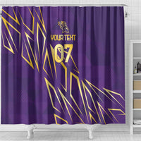 Trinbago Cricket Custom Shower Curtain TKR Quadruple Champion - Wonder Print Shop