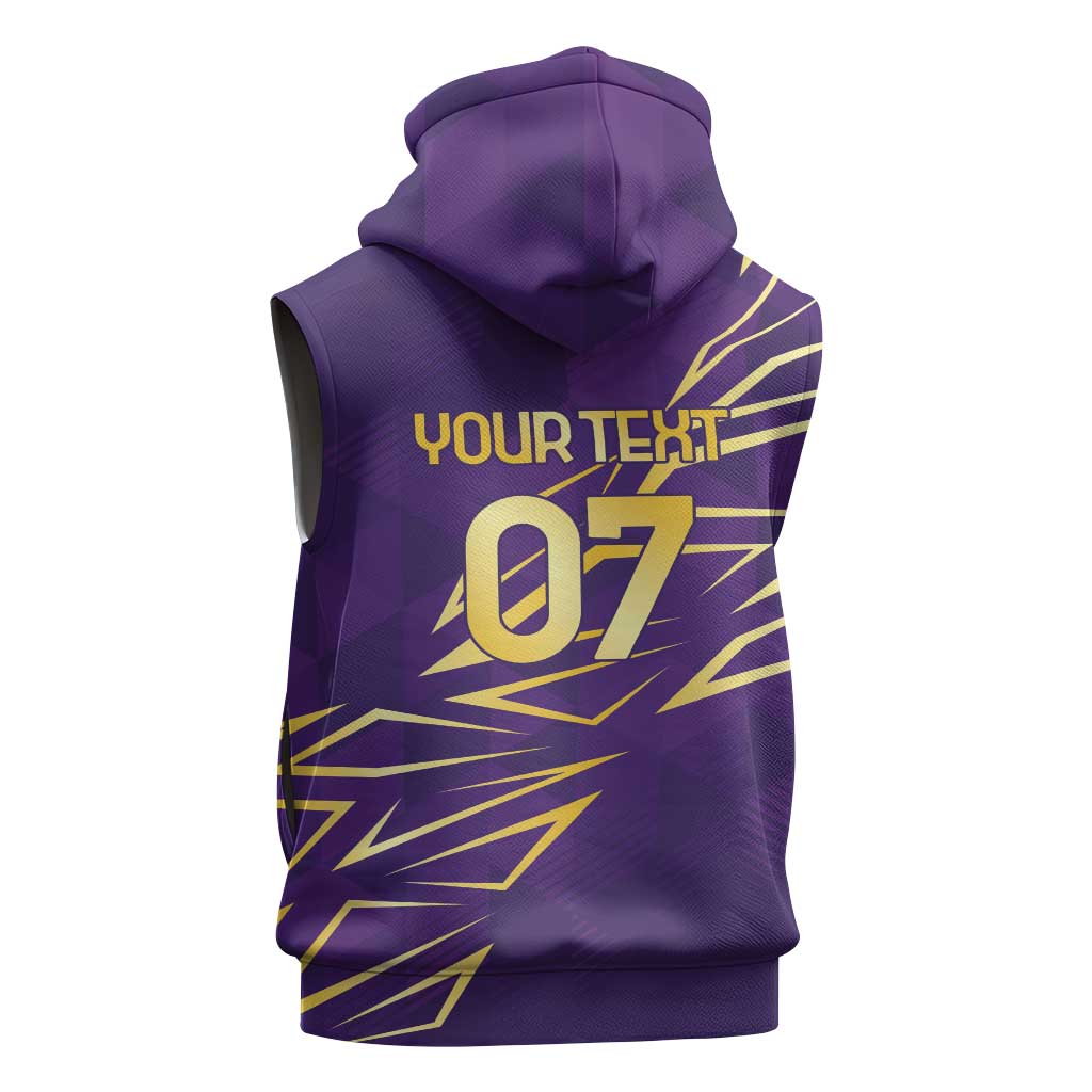 Trinbago Cricket Custom Sleeveless Hoodie TKR Quadruple Champion - Wonder Print Shop