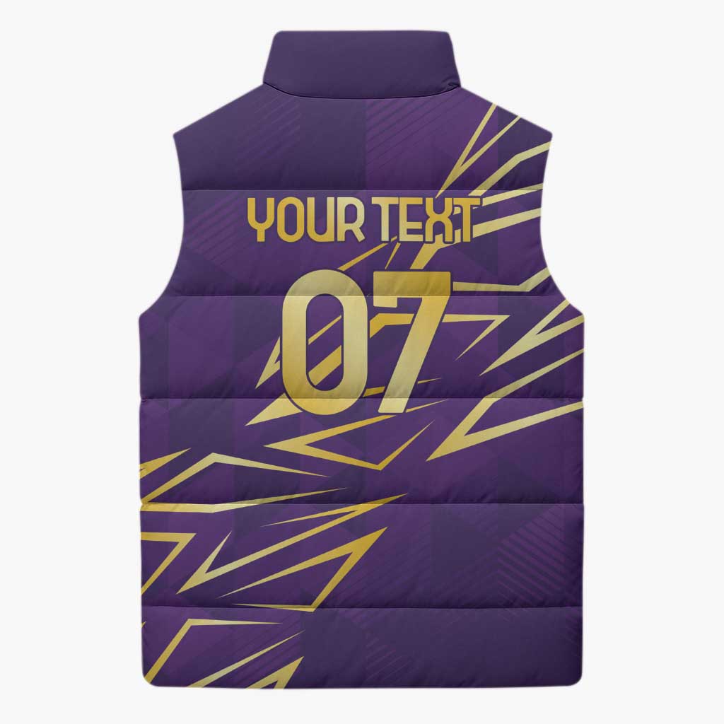 Trinbago Cricket Custom Sleeveless Puffer Jacket TKR Quadruple Champion - Wonder Print Shop