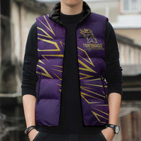 Trinbago Cricket Custom Sleeveless Puffer Jacket TKR Quadruple Champion - Wonder Print Shop