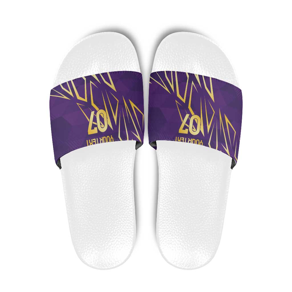 Trinbago Cricket Custom Slide Sandals TKR Quadruple Champion - Wonder Print Shop