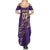 Trinbago Cricket Custom Summer Maxi Dress TKR Quadruple Champion - Wonder Print Shop