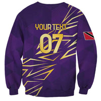 Trinbago Cricket Custom Sweatshirt TKR Quadruple Champion - Wonder Print Shop