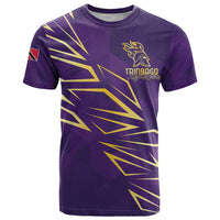 Trinbago Cricket Custom T Shirt TKR Quadruple Champion - Wonder Print Shop