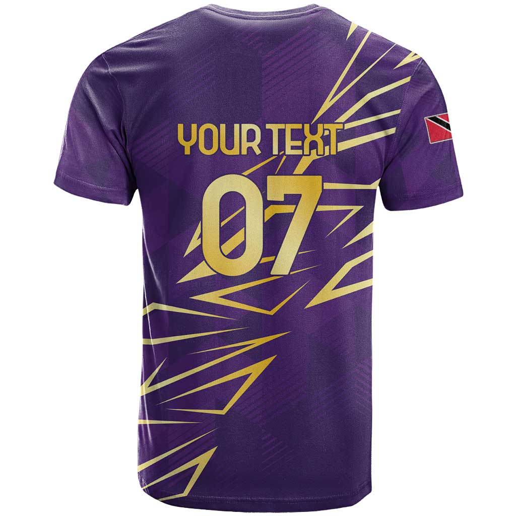 Trinbago Cricket Custom T Shirt TKR Quadruple Champion - Wonder Print Shop