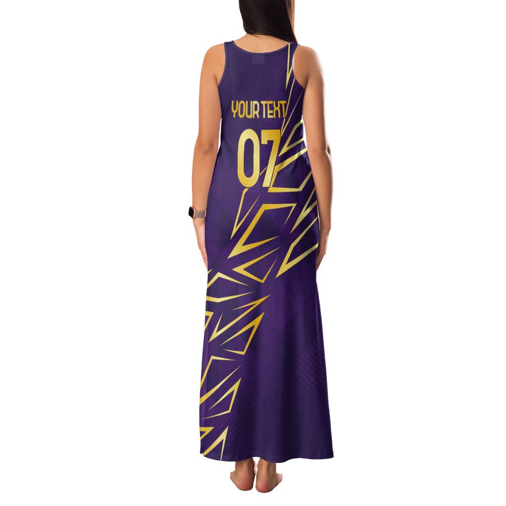 Trinbago Cricket Custom Tank Maxi Dress TKR Quadruple Champion - Wonder Print Shop