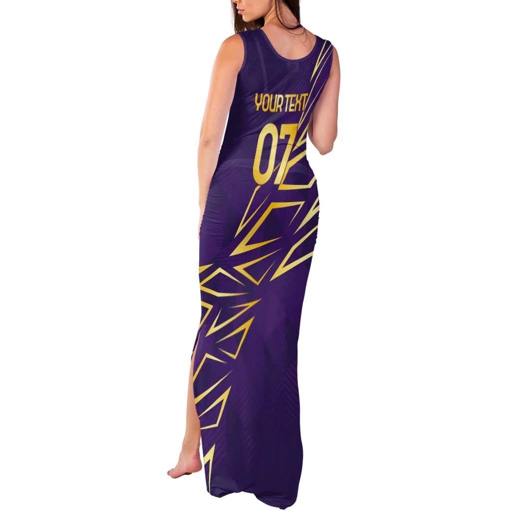 Trinbago Cricket Custom Tank Maxi Dress TKR Quadruple Champion - Wonder Print Shop