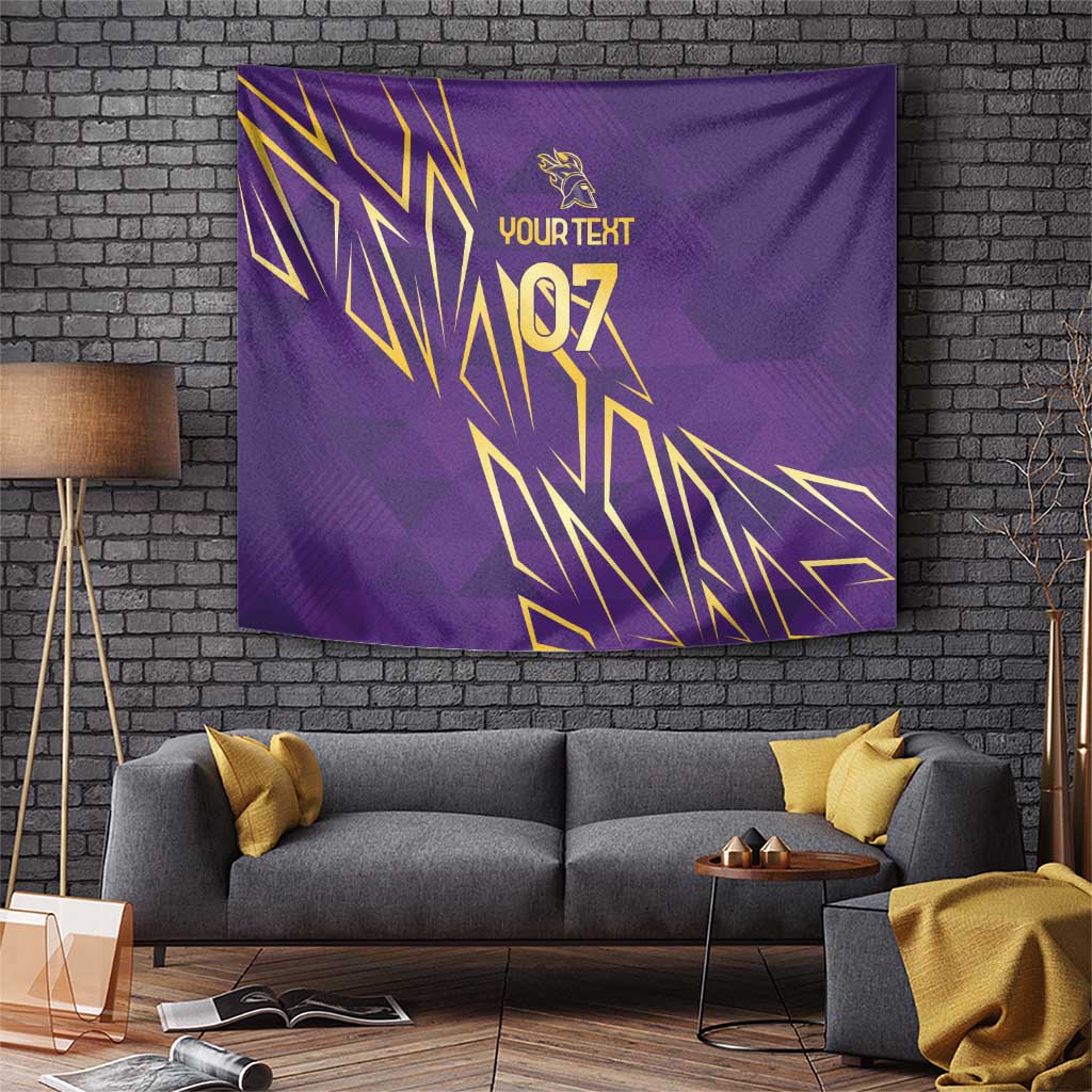 Trinbago Cricket Custom Tapestry TKR Quadruple Champion - Wonder Print Shop
