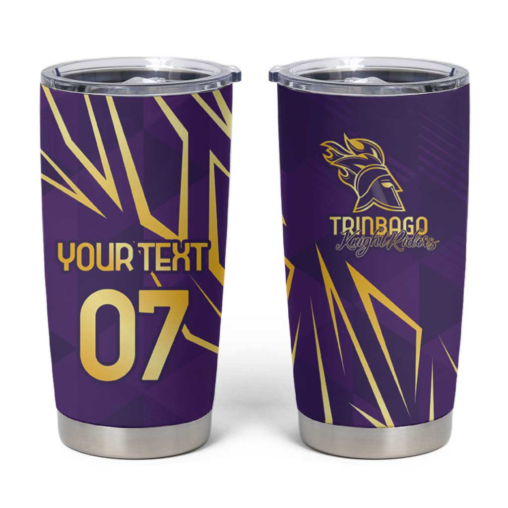 Trinbago Cricket Custom Tumbler Cup TKR Quadruple Champion - Wonder Print Shop