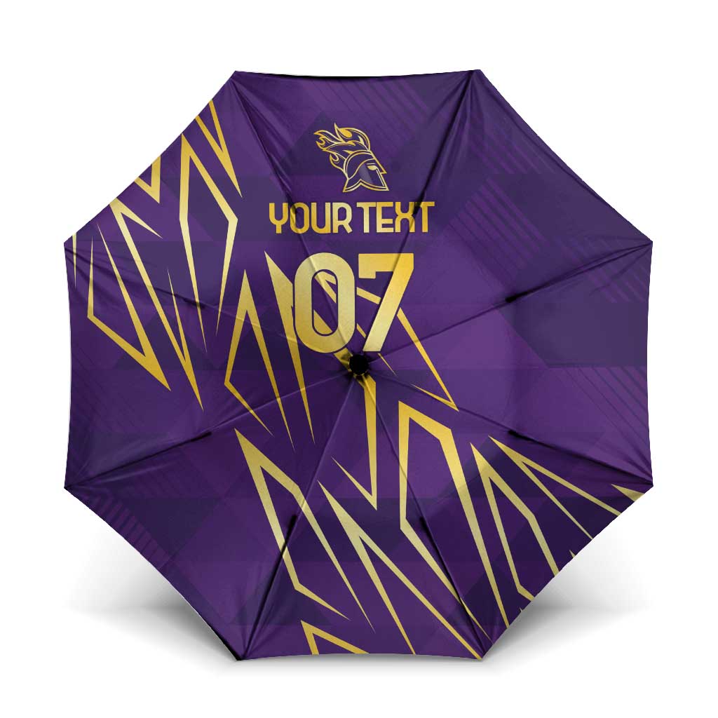 Trinbago Cricket Custom Umbrella TKR Quadruple Champion - Wonder Print Shop