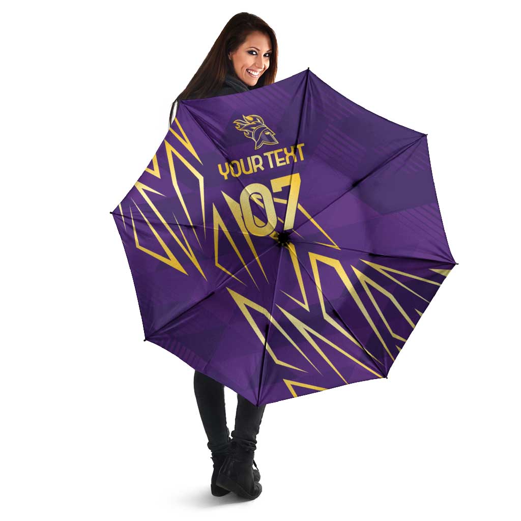 Trinbago Cricket Custom Umbrella TKR Quadruple Champion - Wonder Print Shop