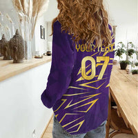 Trinbago Cricket Custom Women Casual Shirt TKR Quadruple Champion - Wonder Print Shop