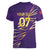 Trinbago Cricket Custom Women V-Neck T-Shirt TKR Quadruple Champion - Wonder Print Shop
