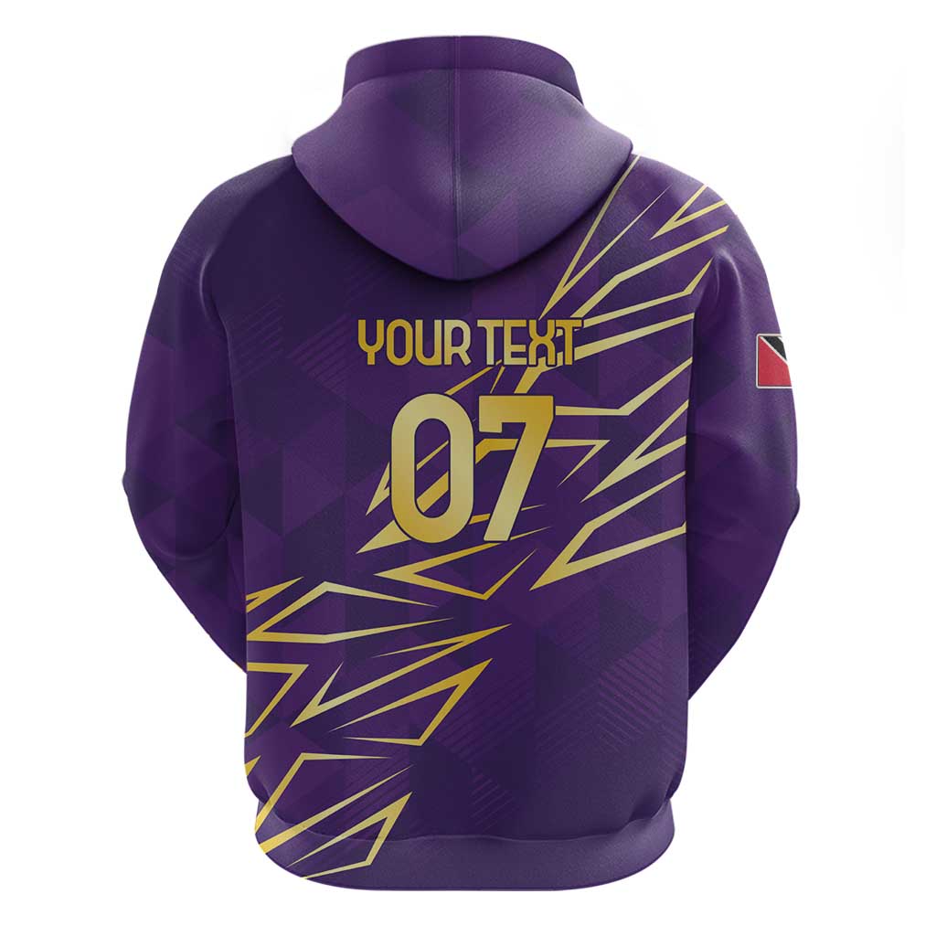 Trinbago Cricket Custom Zip Hoodie TKR Quadruple Champion - Wonder Print Shop