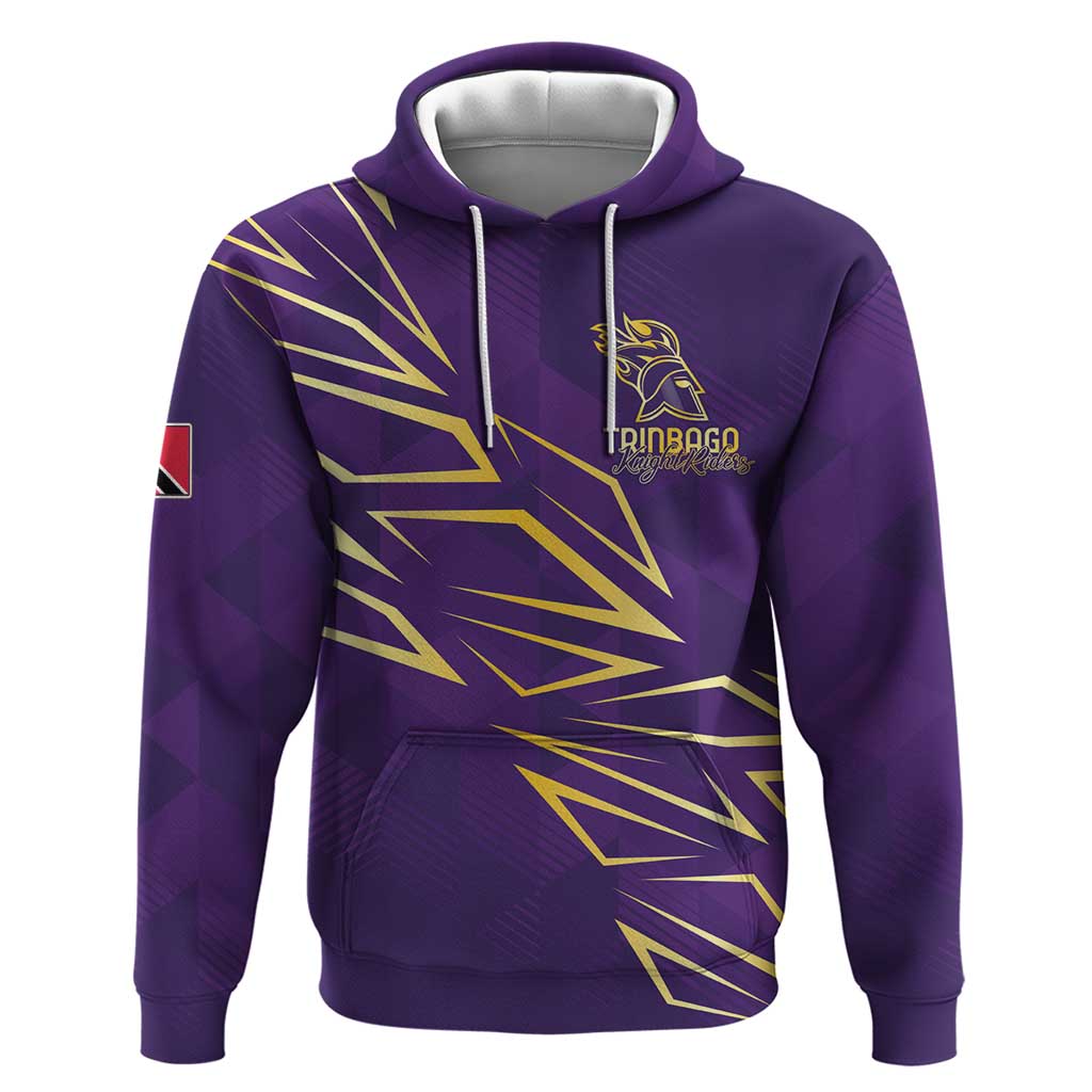 Trinbago Cricket Custom Zip Hoodie TKR Quadruple Champion - Wonder Print Shop