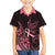 Polynesian Kid Hawaiian Shirt Breast Cancer RIbbon Butterfly Mix Plumeria Curves Pink - Wonder Print Shop