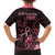 Polynesian Kid Hawaiian Shirt Breast Cancer RIbbon Butterfly Mix Plumeria Curves Pink - Wonder Print Shop