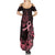 Polynesian Summer Maxi Dress Breast Cancer RIbbon Butterfly Mix Plumeria Curves Pink - Wonder Print Shop