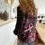 Polynesian Women Casual Shirt Breast Cancer RIbbon Butterfly Mix Plumeria Curves Pink - Wonder Print Shop